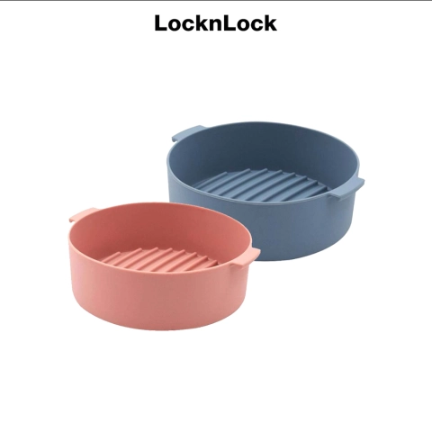 KHAY SILICONE dành cho nồi chiên không dầu và lò vi sóng Lock&Lock, 210X185X70MM