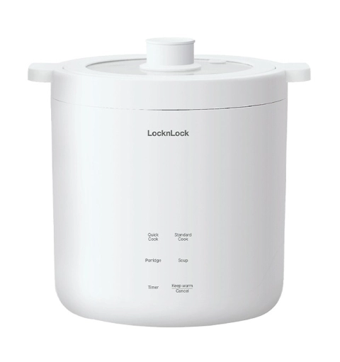 Nồi cơm điện mini Lock&Lock Bianco mini rice cooker EJR314IVY 0.6L - Hàng Chính Hãng