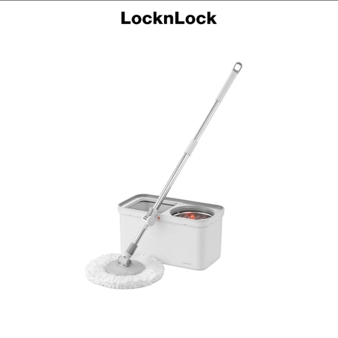 Bộ Lau Nhà Xoay Tay LocknLock ETM440GRY