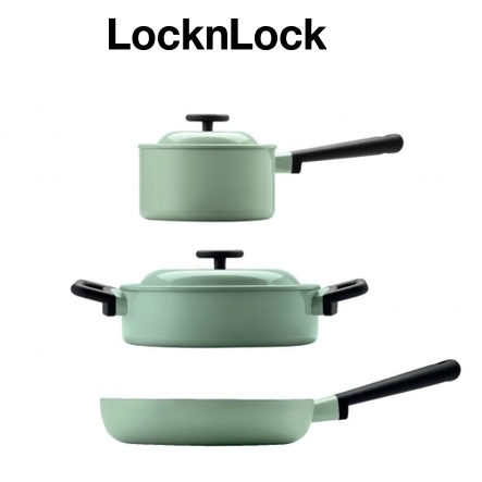 Nồi chảo chống dính LocknLock DECORE thiết kế tinh tế nhiều màu LDE1181IH, LDE1244IH, LDE1263IH, LDE1245IH