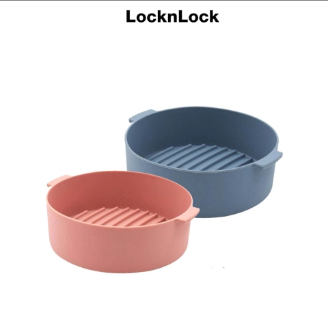 KHAY SILICONE dành cho nồi chiên không dầu và lò vi sóng Lock&Lock, 238X210X70MM