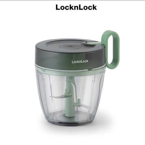 Dụng cụ băm rau củ quả Ring Pull Chopper LocknLock, 900ml - CKS314GRN