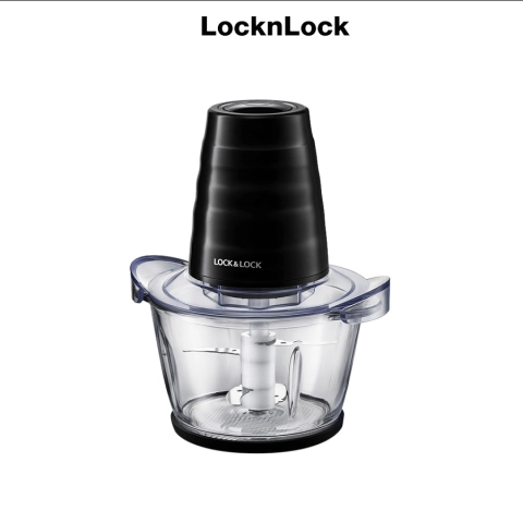 Máy xay thịt cối thủy tinh LocknLock EJM156 BLK 1L