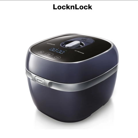 Nồi cơm điện áp suất cao tần Lock&Lock IH pressure rice cooker 1.8L EJR526GRY giữ ấm 24h - Hàng Chính Hãng