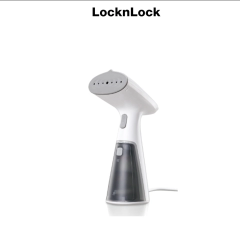 Bàn là hơi nước cầm tay Locknlock, Mini handy steamer 220-240 V, 50/60 Hz, 1000 W,120 ml ENI148