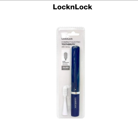 Bàn chải đánh răng điện LocknLock nhỏ gọn dễ dàng mang theo hàng ngày ENR344NVY