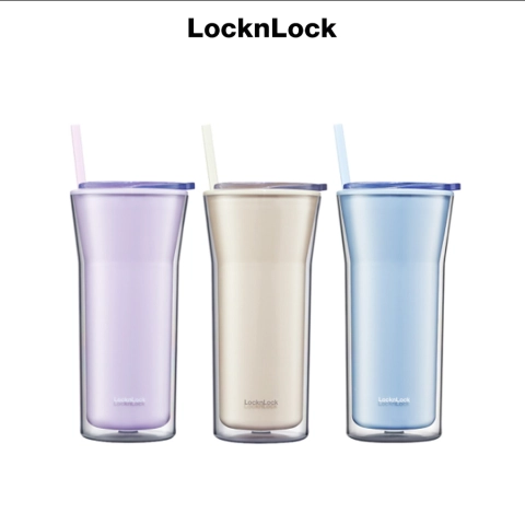 Ly nhựa 2 lớp LocknLock Daily Essential 770ml - HAP526