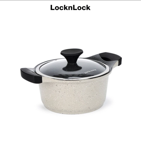 Nồi nhôm phủ ceramic LocknLock Stone Pot 20cm