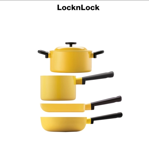 Nồi chảo chống dính LocknLock DECORE thiết kế tinh tế nhiều màu LDE1142, LDE1186IH, LDE1225IH, LDE1222IH